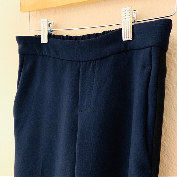 Old Navy Black and Blue Tuxedo Cropped Pant - Picture 4 of 9
